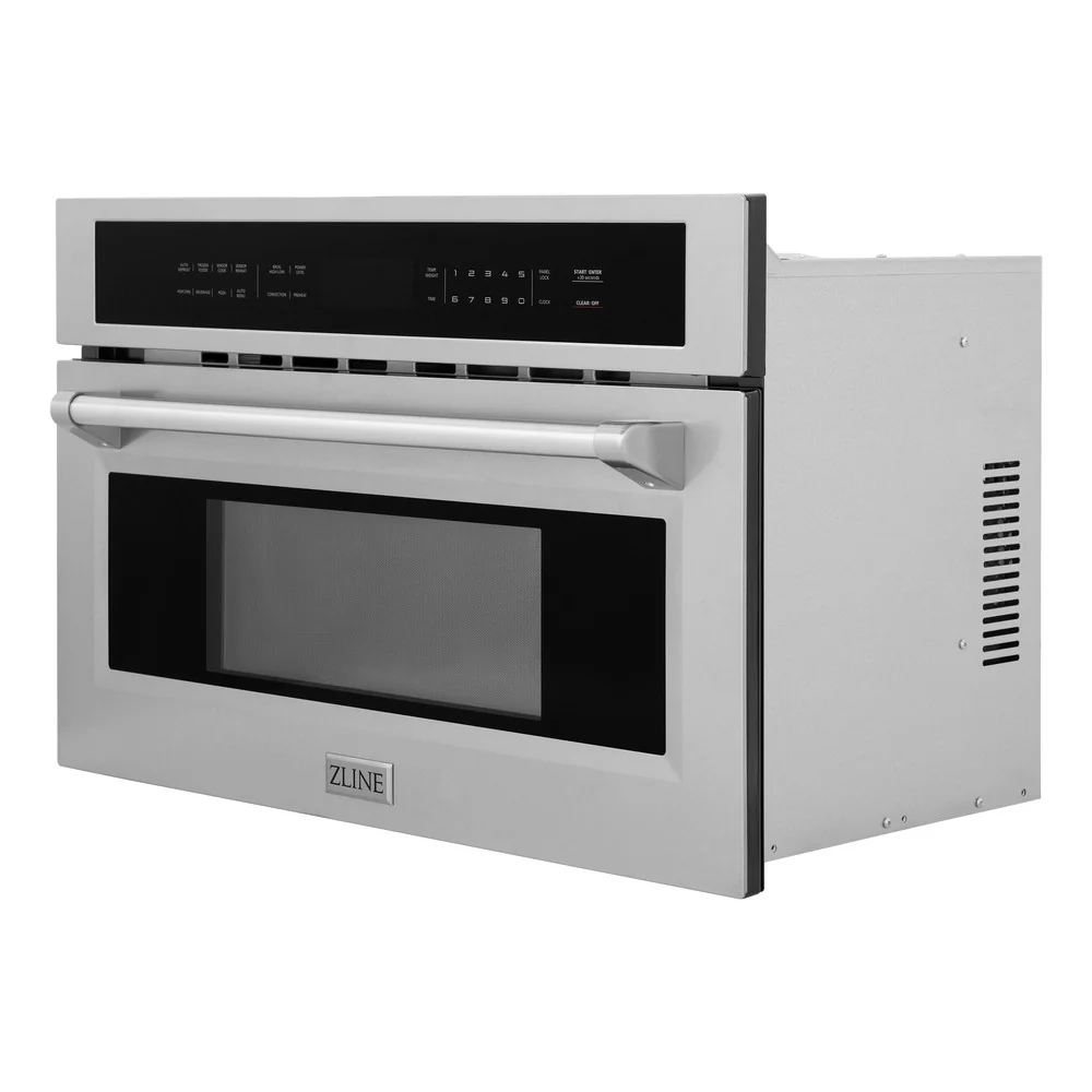 Horno microondas empotrable de acero inoxidable