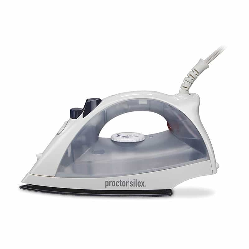Plancha de vapor blanca para ropa