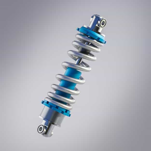Amortiguador coilover azul